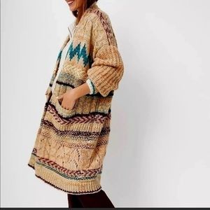 Anthropologie Pilcro Lily Longline Cardigan Knit